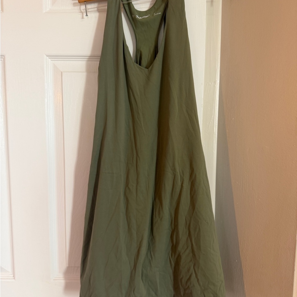 Aritzia TnAction Olive Athletic Dress